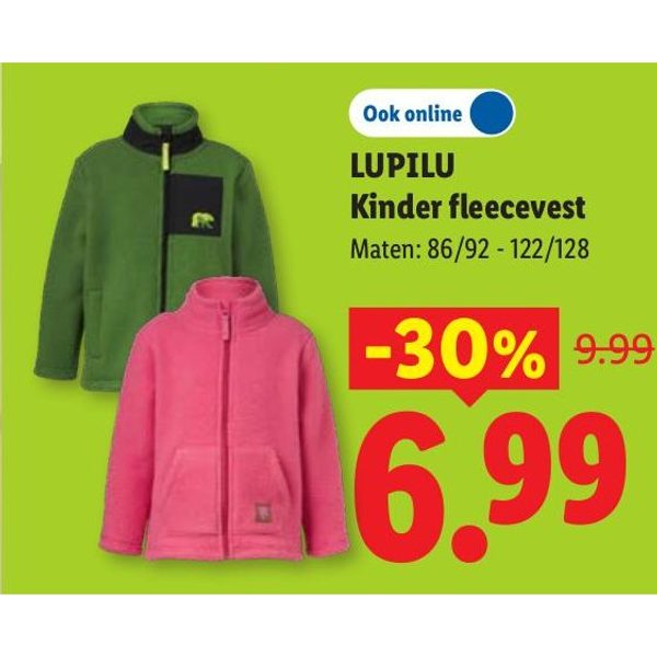 Lupilu Kinder fleecevest