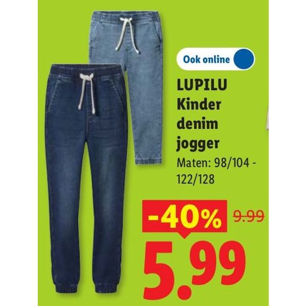 Lupilu Kinder denim jogger