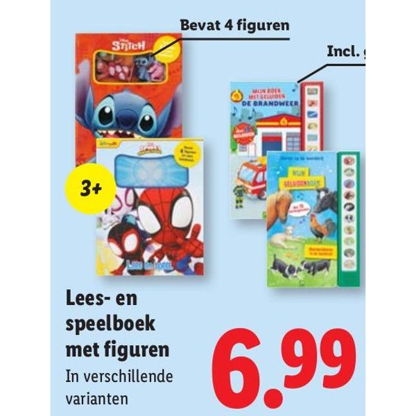 Lees- en speelboek met figuren