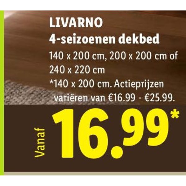 LIVARNO 4-seizoenen dekbed
