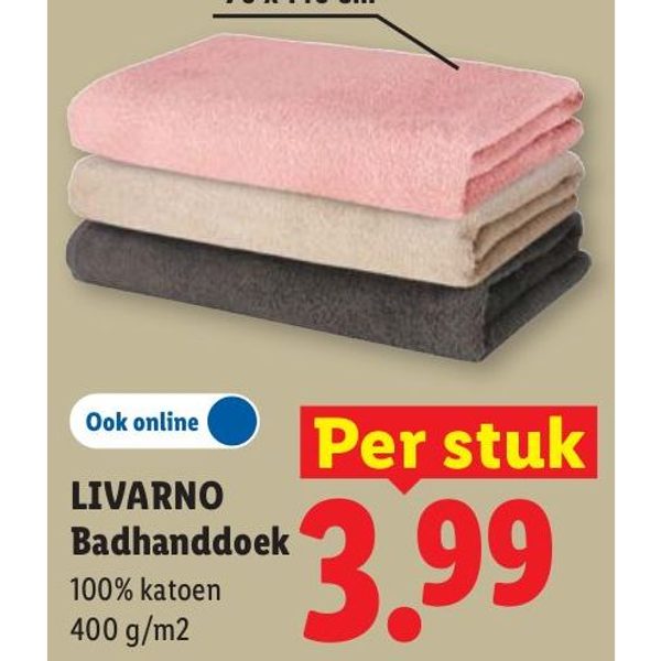 LIVARNO Badhanddoek