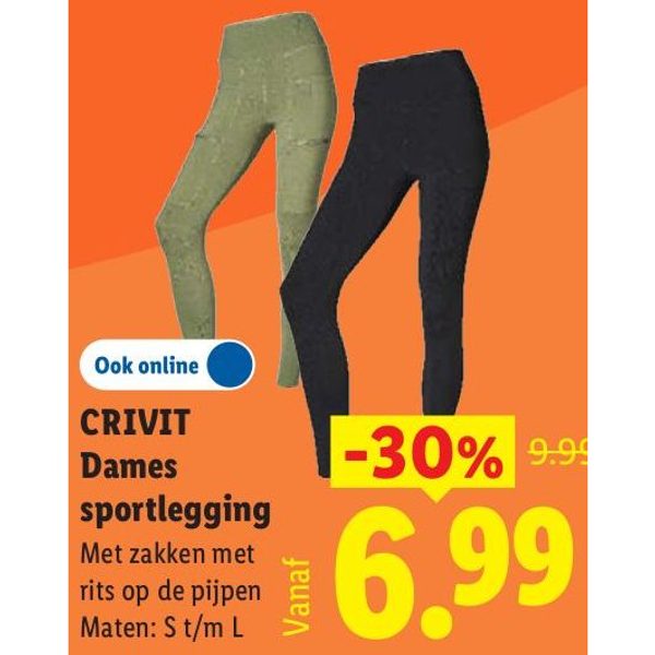 CRIVIT Dames sportlegging