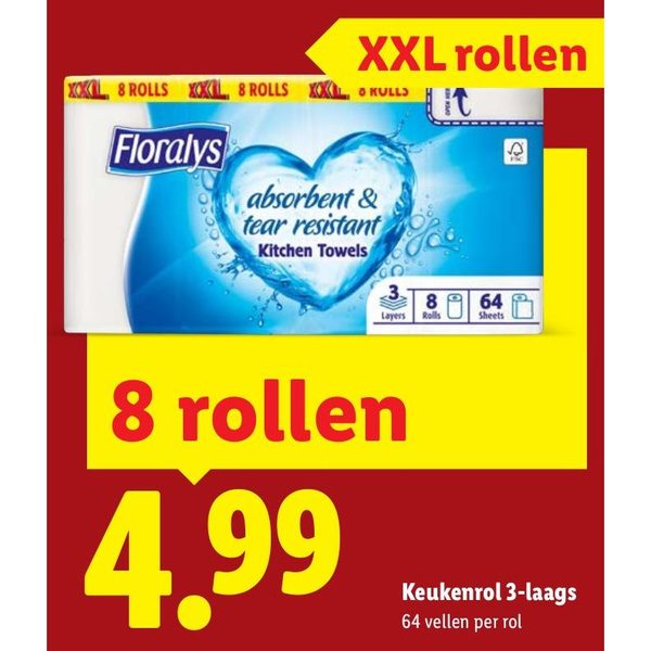 Floralys Keukenrol