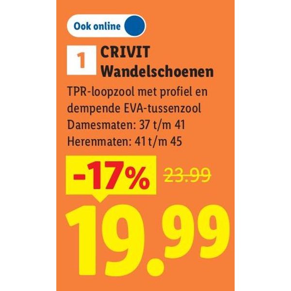 Crivit Wandelschoenen
