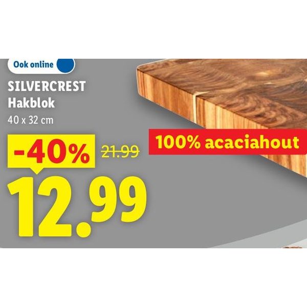 SILVERCREST Hakblok