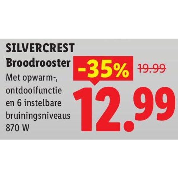 SILVERCREST Broodrooster