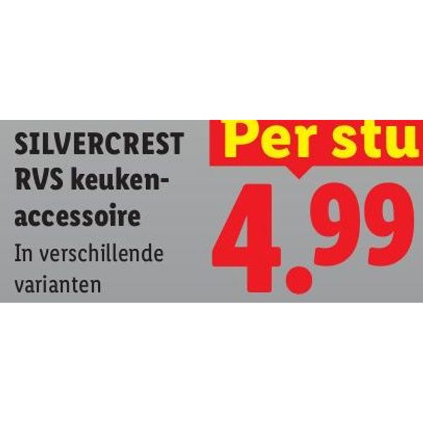 SILVERCREST RVS keukenaccessoire