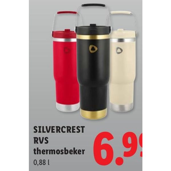 Silvercrest RVS thermosbeker