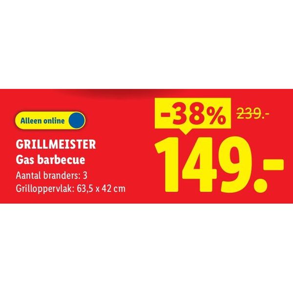 GRILLMEISTER Gas barbecue