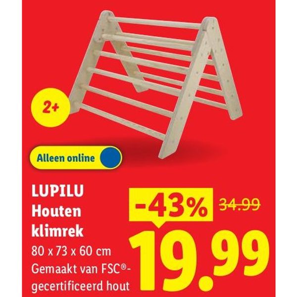 Lupilu Houten klimrek