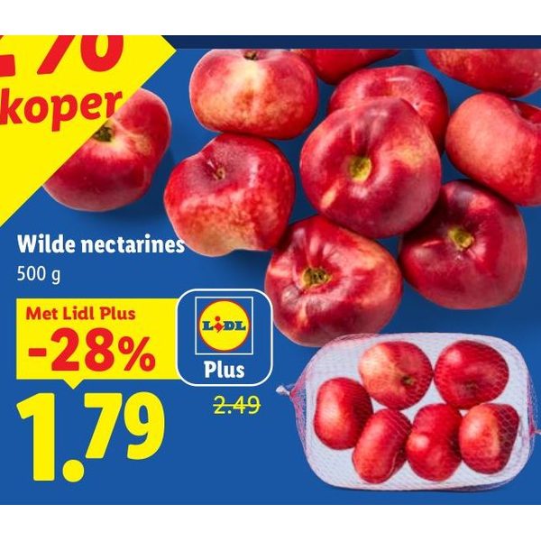 Wilde nectarines