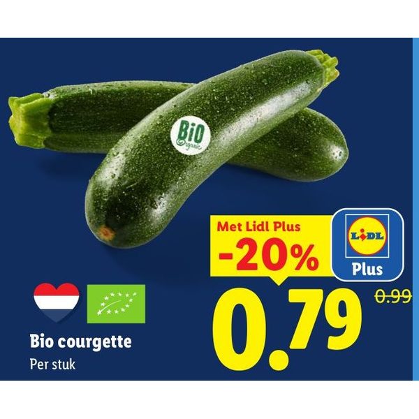 Bio courgette