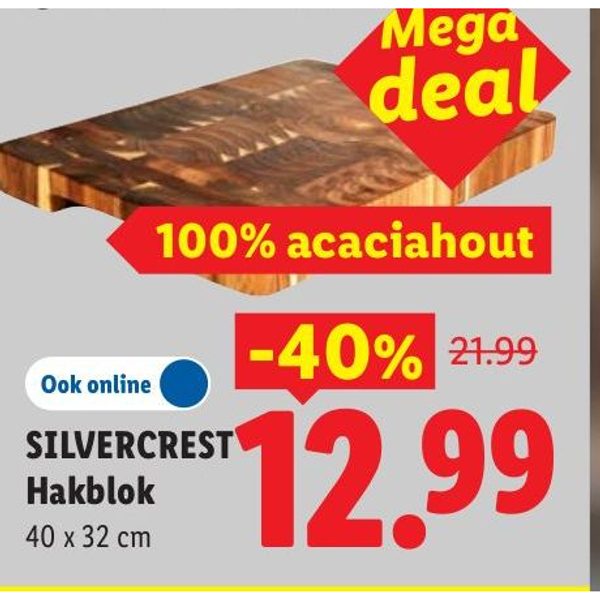 SILVERCREST Hakblok