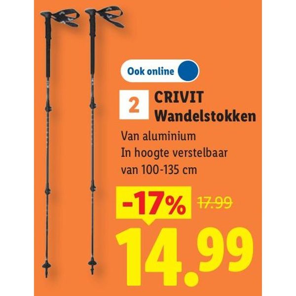 Crivit Wandelstokken
