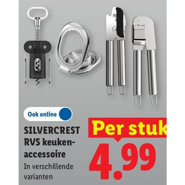 SILVERCREST RVS keukenaccessoire