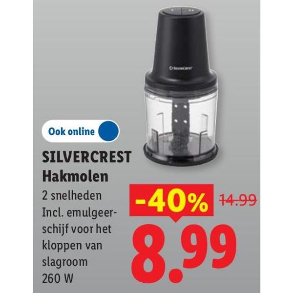 SILVERCREST Hakmolen