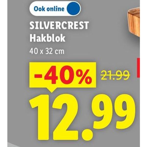 SILVERCREST Hakblok