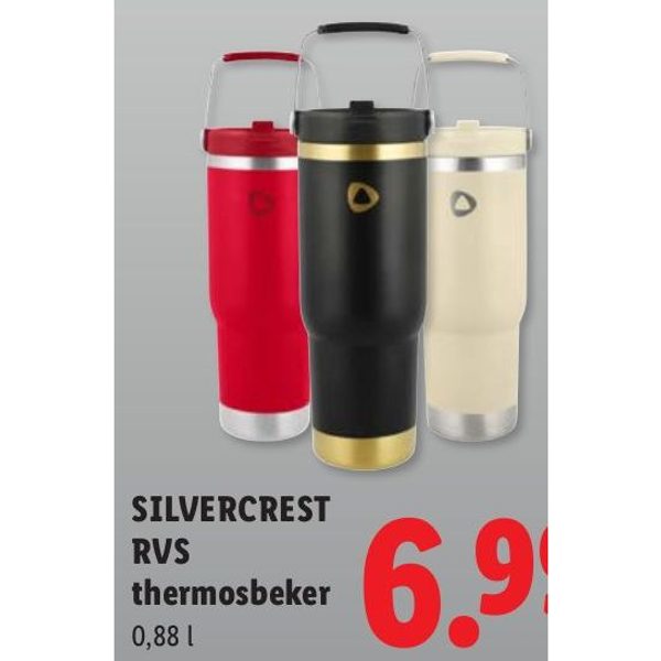 Silvercrest RVS thermosbeker