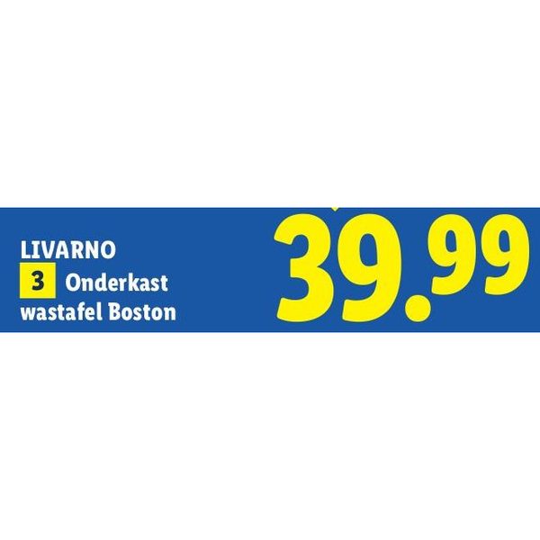 Livarno Onderkast wastafel Boston