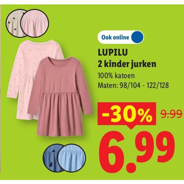 Lupilu 2 kinder jurken
