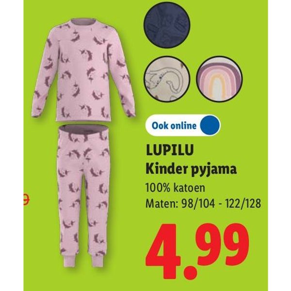Lupilu kinder pyjama