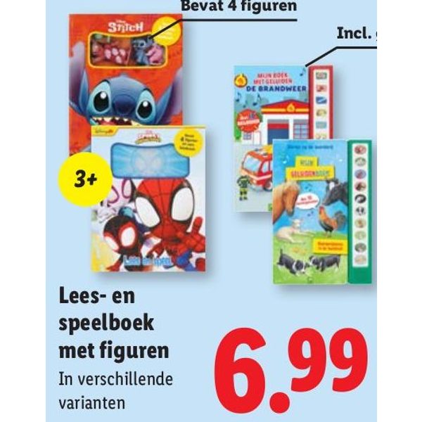 Lees- en speelboek met figuren
