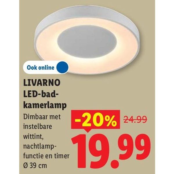 LIVARNO LED-badkamerlamp