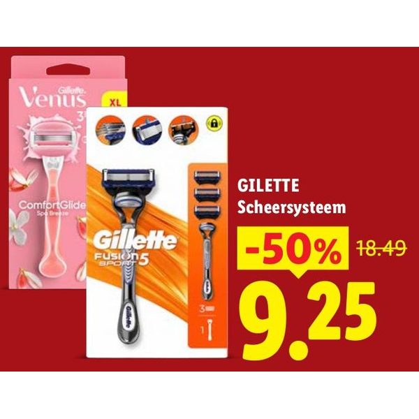 Gillette Scheersysteem