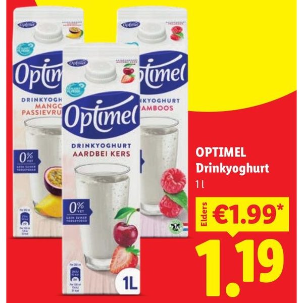 Optimel Drinkyoghurt