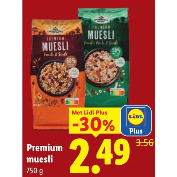 Premium muesli