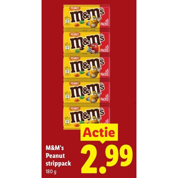 M&M's Peanut strippack