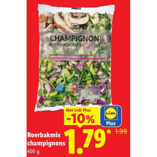 Roerbakmix champignons