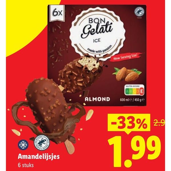 Bon Gelati Amandelijsjes