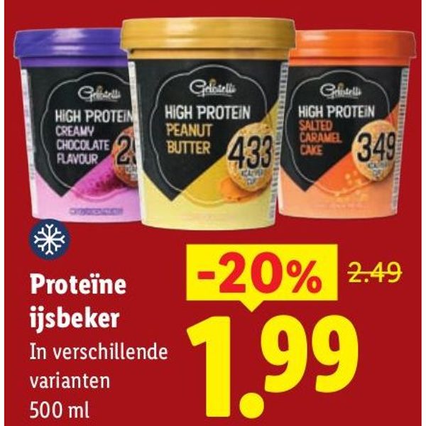 Proteïne ijsbeker