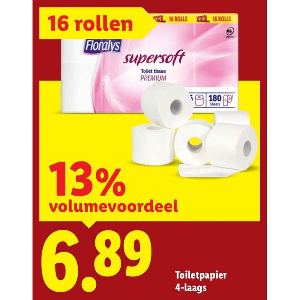 Supersoft Toilet tissue