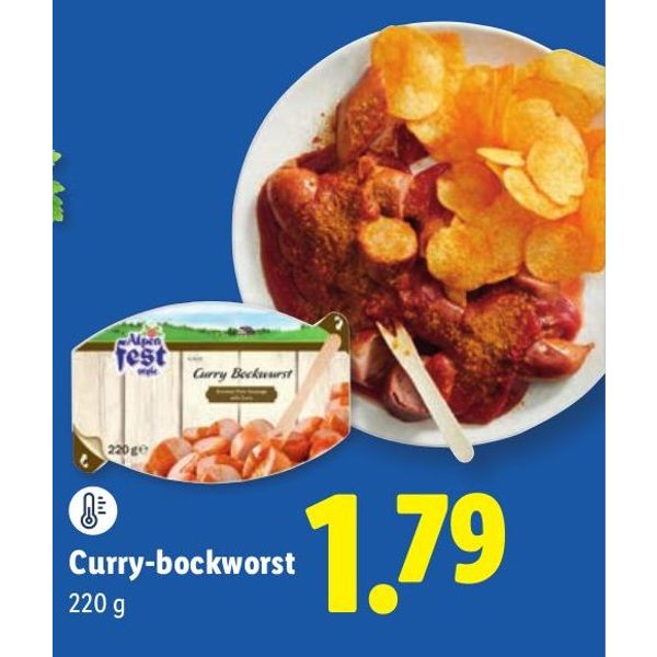 Curry-bockworst