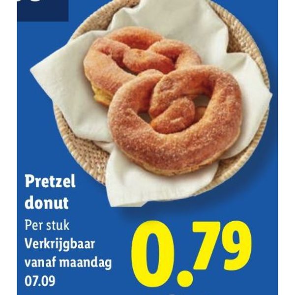 Pretzel donut
