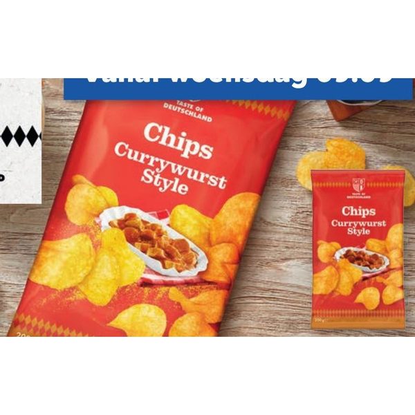 Chips Currywurst Style