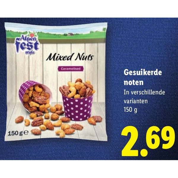 Gesuikerde noten