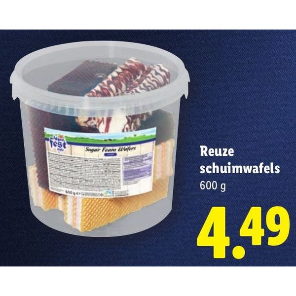 Reuze schuimwafels