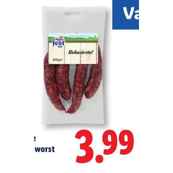 Droge alpenworst