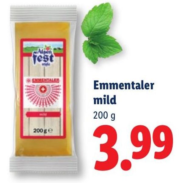 Emmentaler mild