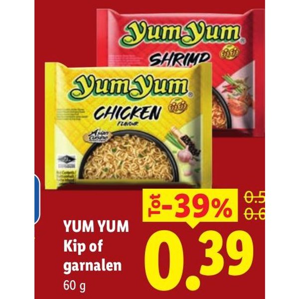 YUM YUM Kip of garnalen