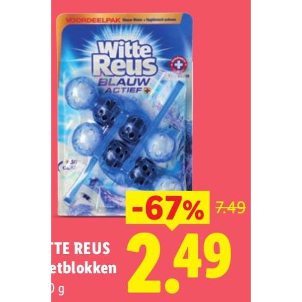 WITTE REUS Toiletblokken