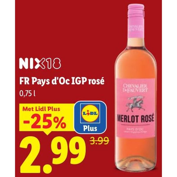 FR Pays d'Oc IGP rosé