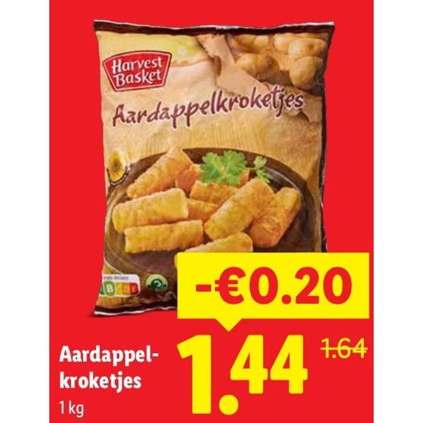 Aardappelkroketjes