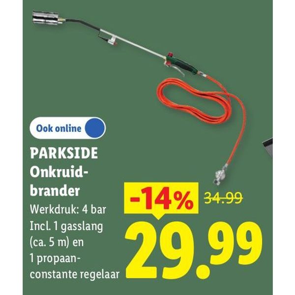 Parkside Onkruidbrander