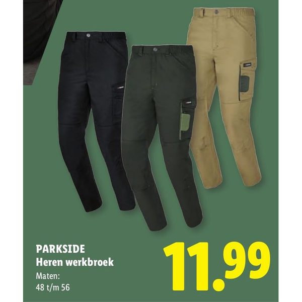 Parkside Heren werkbroek