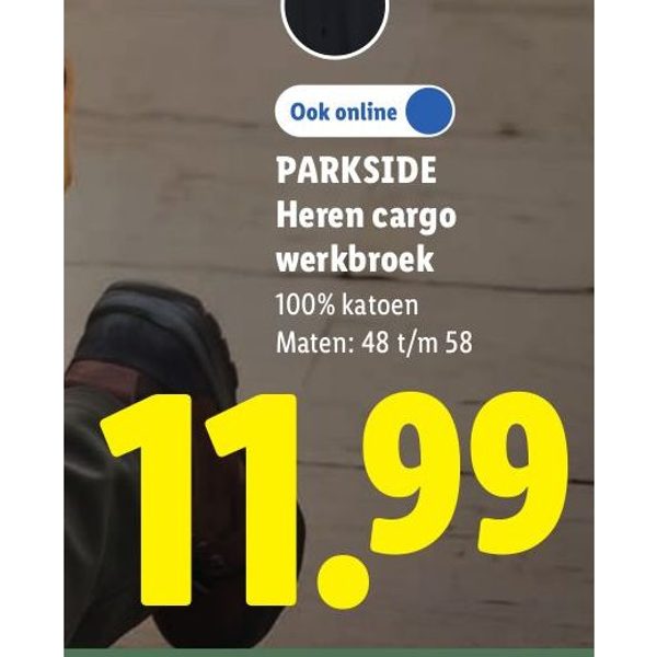 Parkside Heren cargo werkbroek