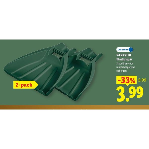Parkside bladgrijper 2-pack